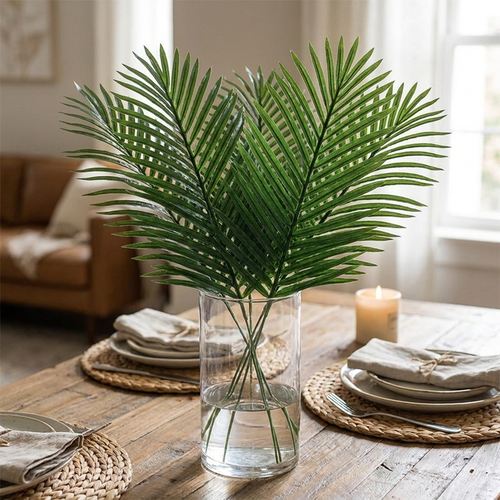 12 Artificial Palm Leaves Decoration lifestyle