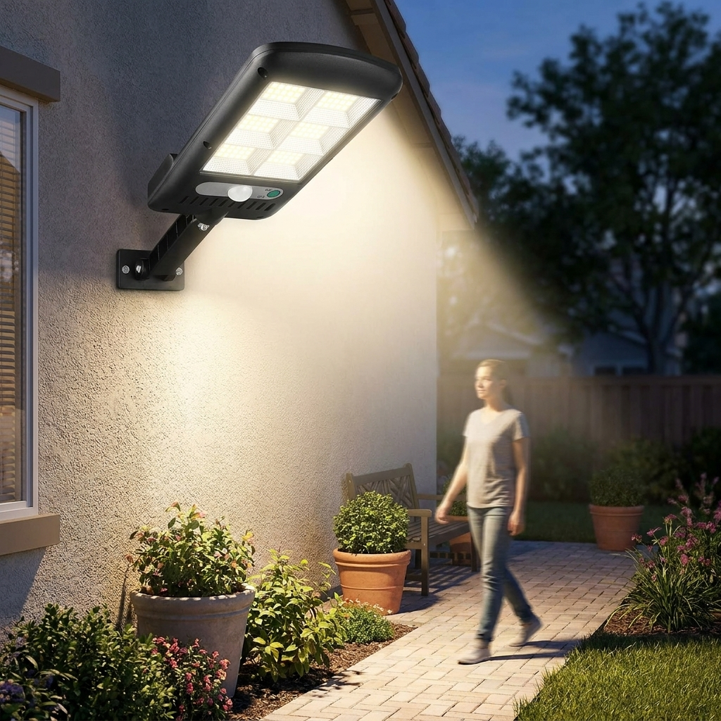 Wireless IP65 LED Outdoor Light with Remote lifestyle