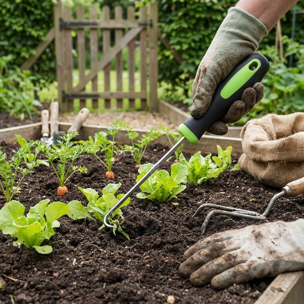 Heavy-Duty Ergonomic Weed Puller Tool lifestyle