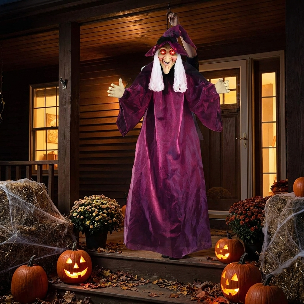 Animated Halloween Witch Decor with Sound lifestyle