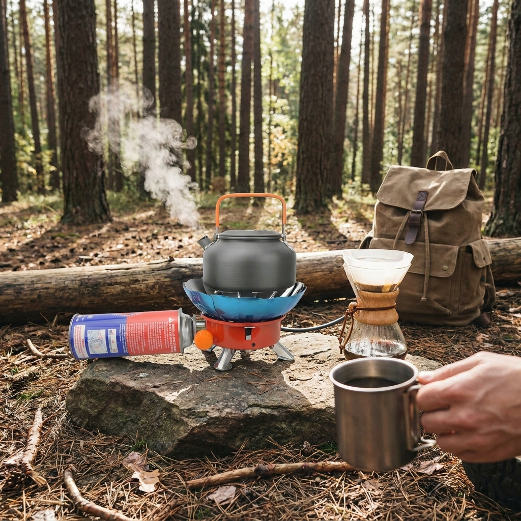 Windproof Portable Camping Stove lifestyle