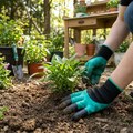 Garden Gloves with Digging Claws lifestyle