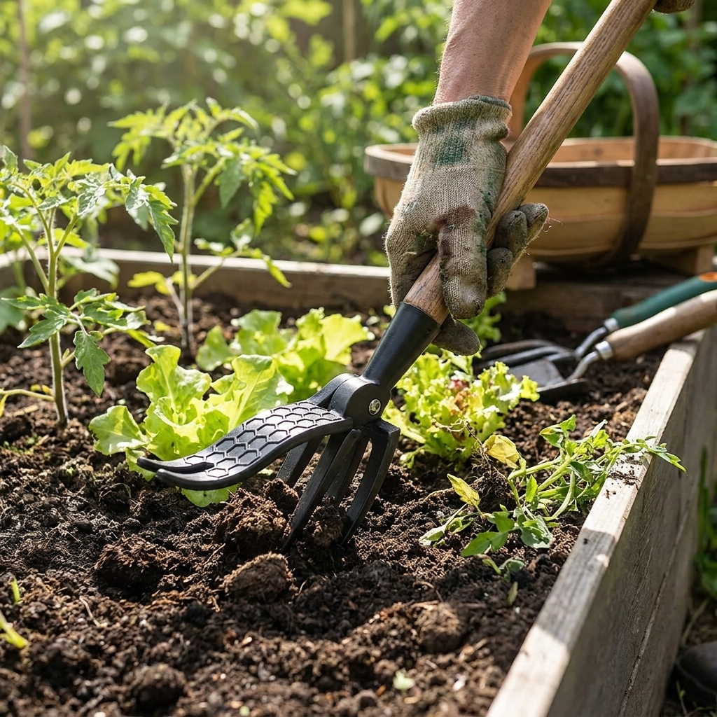 Mechanical Stand-Up Weeder lifestyle