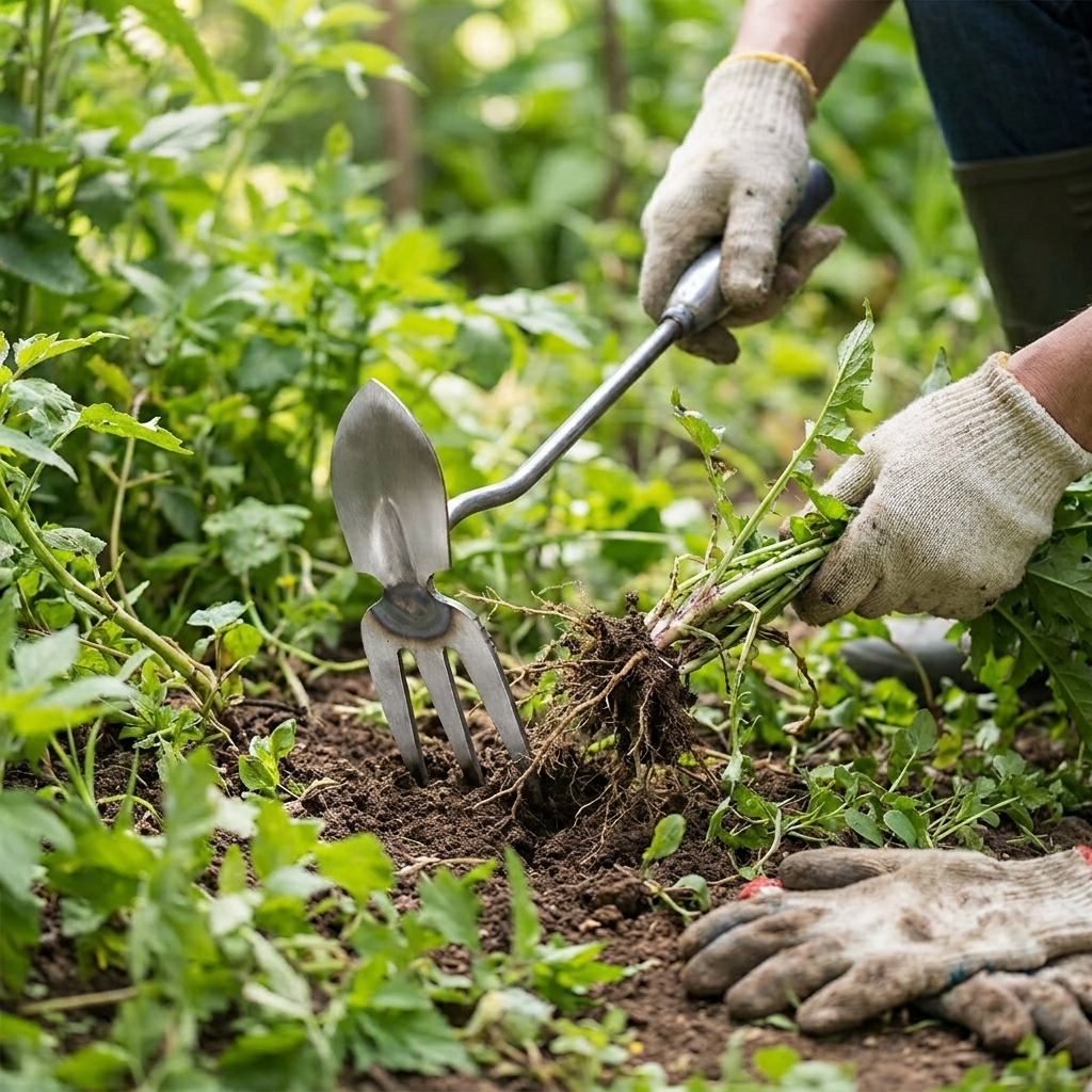 Garden Weed Remover Tool lifestyle