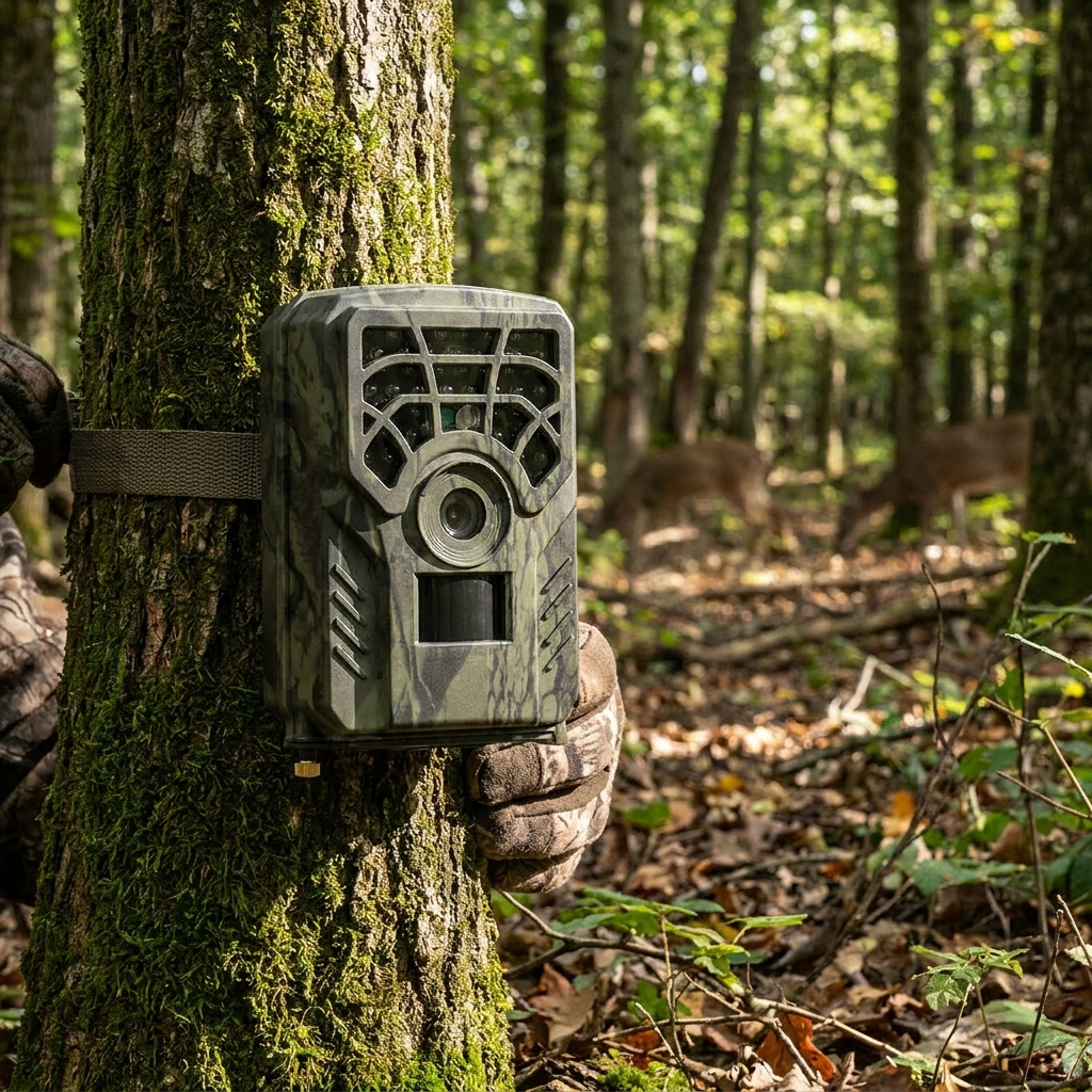 Camouflage Wildlife Trail Camera lifestyle
