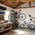 Ceiling Mounted Bike Hoist Storage Pulley lifestyle