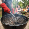 Stainless Steel Barbecue Grill Brush lifestyle