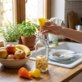 Reusable Silicone Fruit Fly Trap Funnel lifestyle