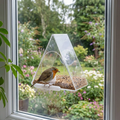 Clear Acrylic Hanging Bird Feeder lifestyle