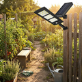 LED Solar Outdoor Light with Remote lifestyle