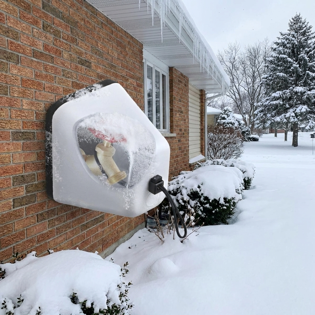 Insulated Outdoor Tap Cover for Winter lifestyle