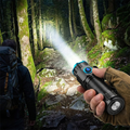 Compact Rechargeable LED Flashlight Torch lifestyle