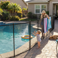 Removable Inground Pool Safety Fence lifestyle