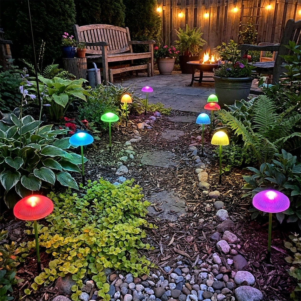 Solar Jellyfish Lights for Outdoor Garden lifestyle