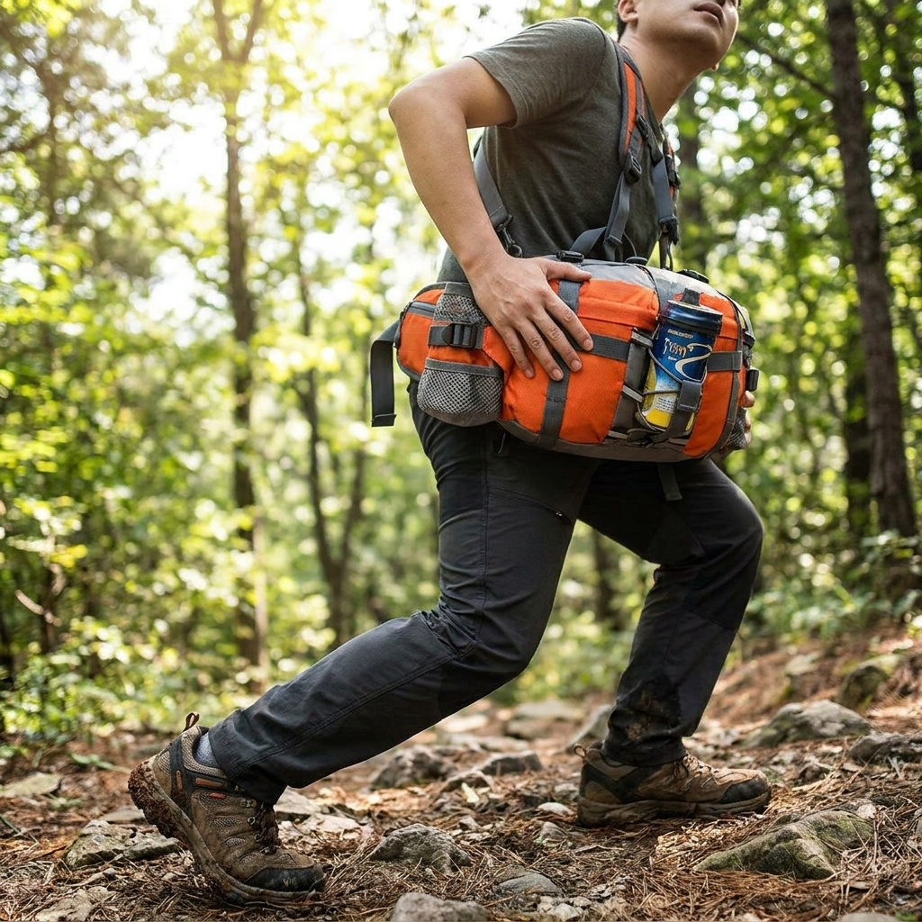 Multifunctional Outdoor Sports Waist Bag lifestyle