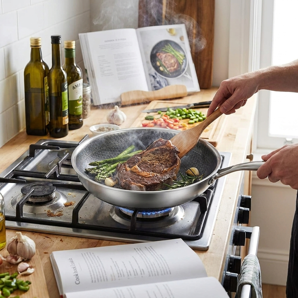 Titanium Non-Stick Frying Pan lifestyle