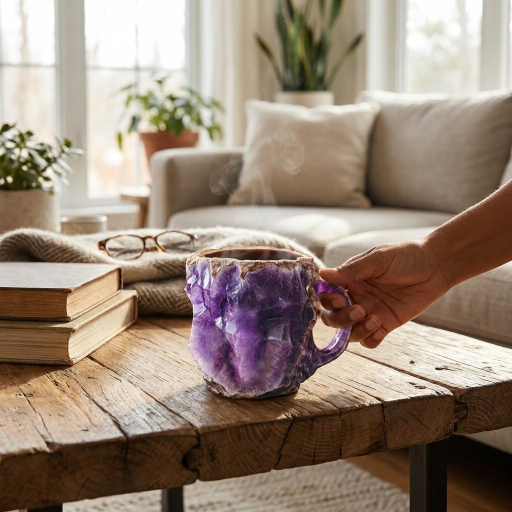 Mineral Crystal Coffee Mugs lifestyle