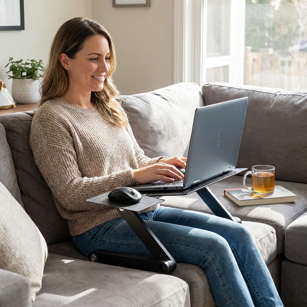 Adjustable Laptop Stand lifestyle