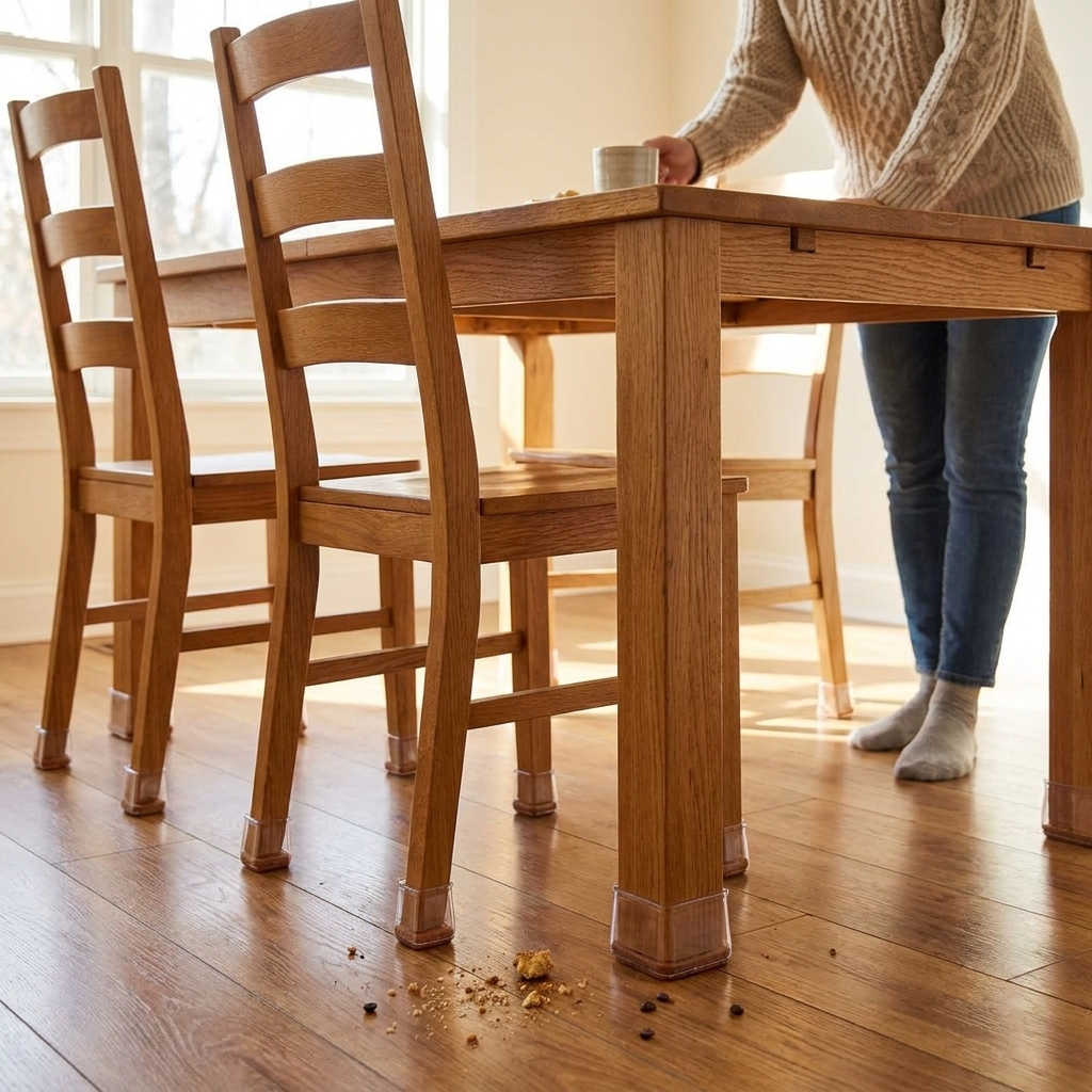 Square Chair Leg Floor Protectors lifestyle