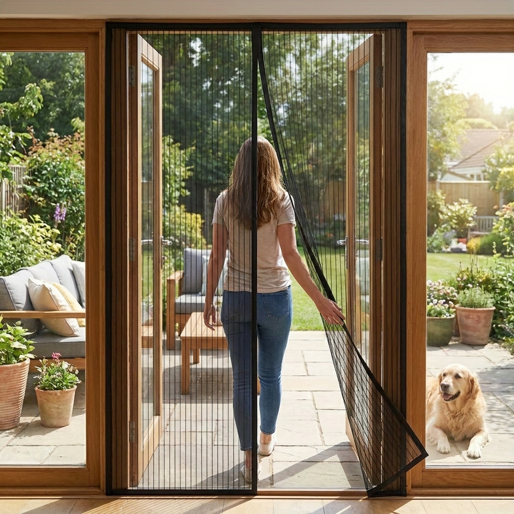 Magnetic Screen Door Custom Sizes lifestyle