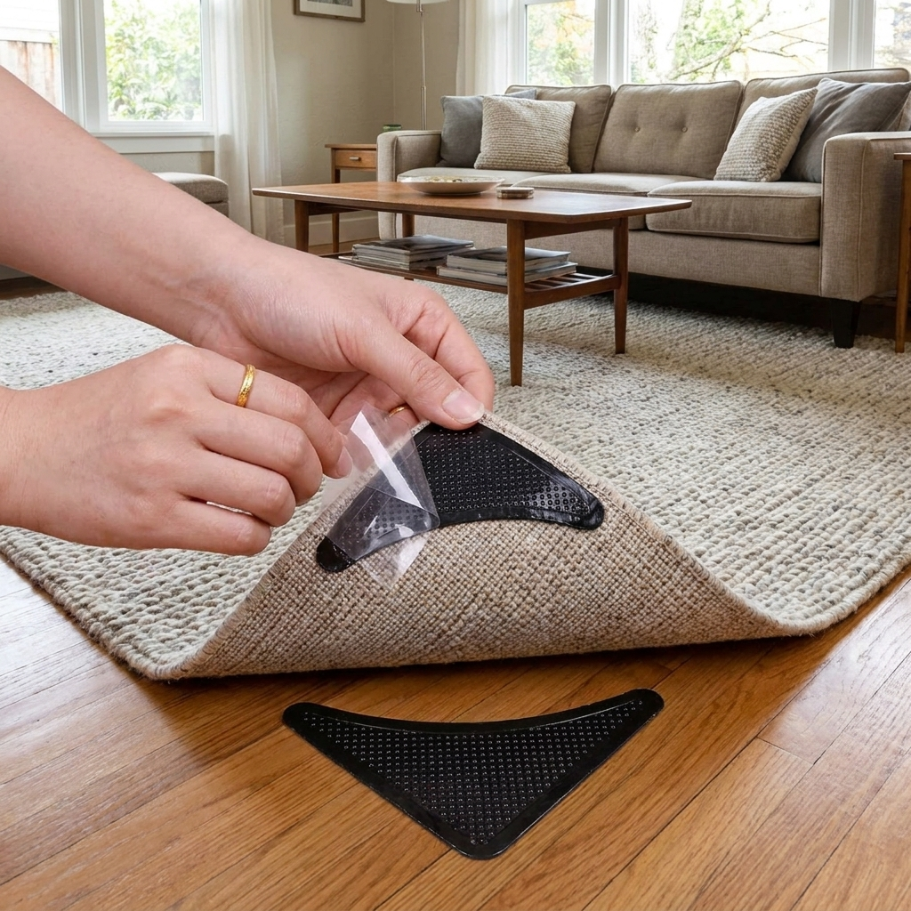 Non-Slip Rug Gripper Pads lifestyle