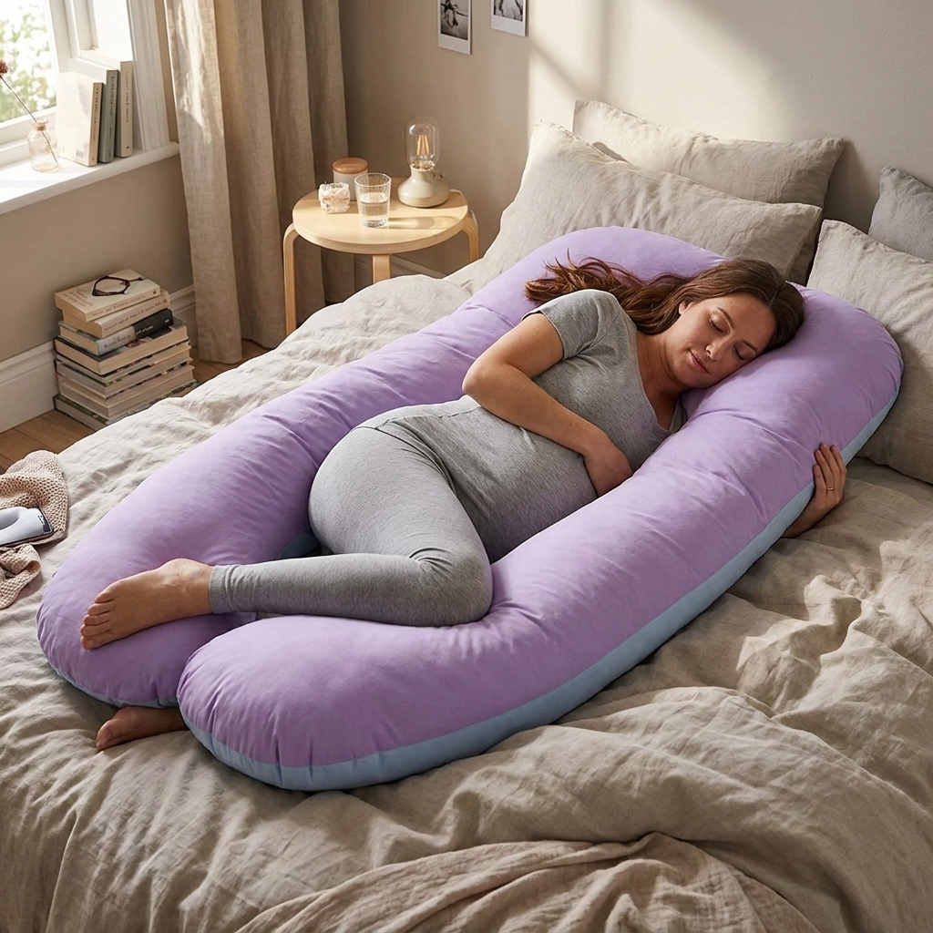 Sleeping Full Support Body Pillow lifestyle