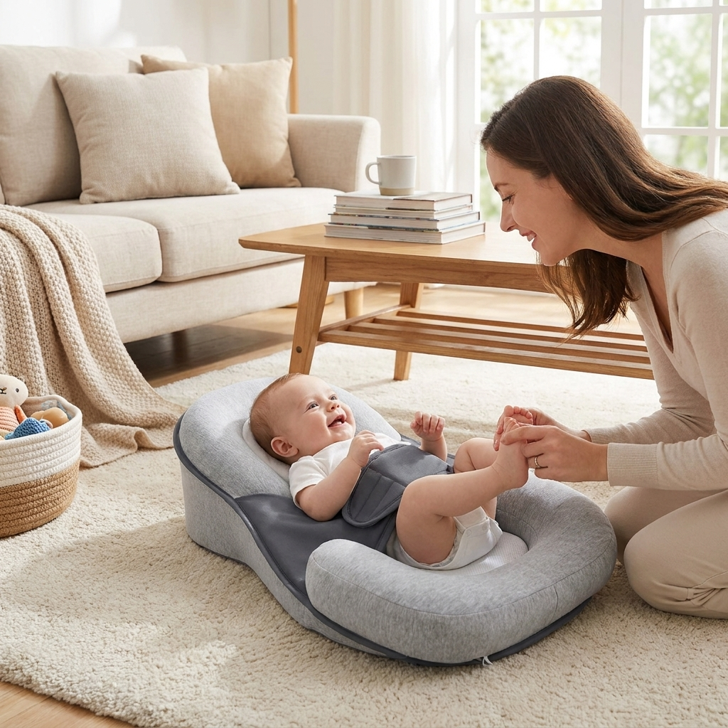 Anti-Spit-Up Infant Pillow lifestyle