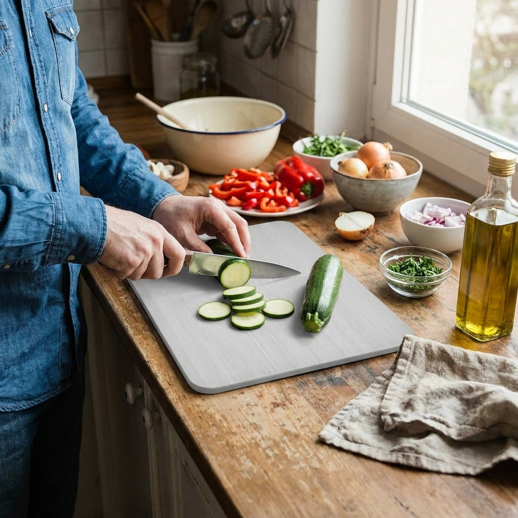 Titanium Cutting Board lifestyle
