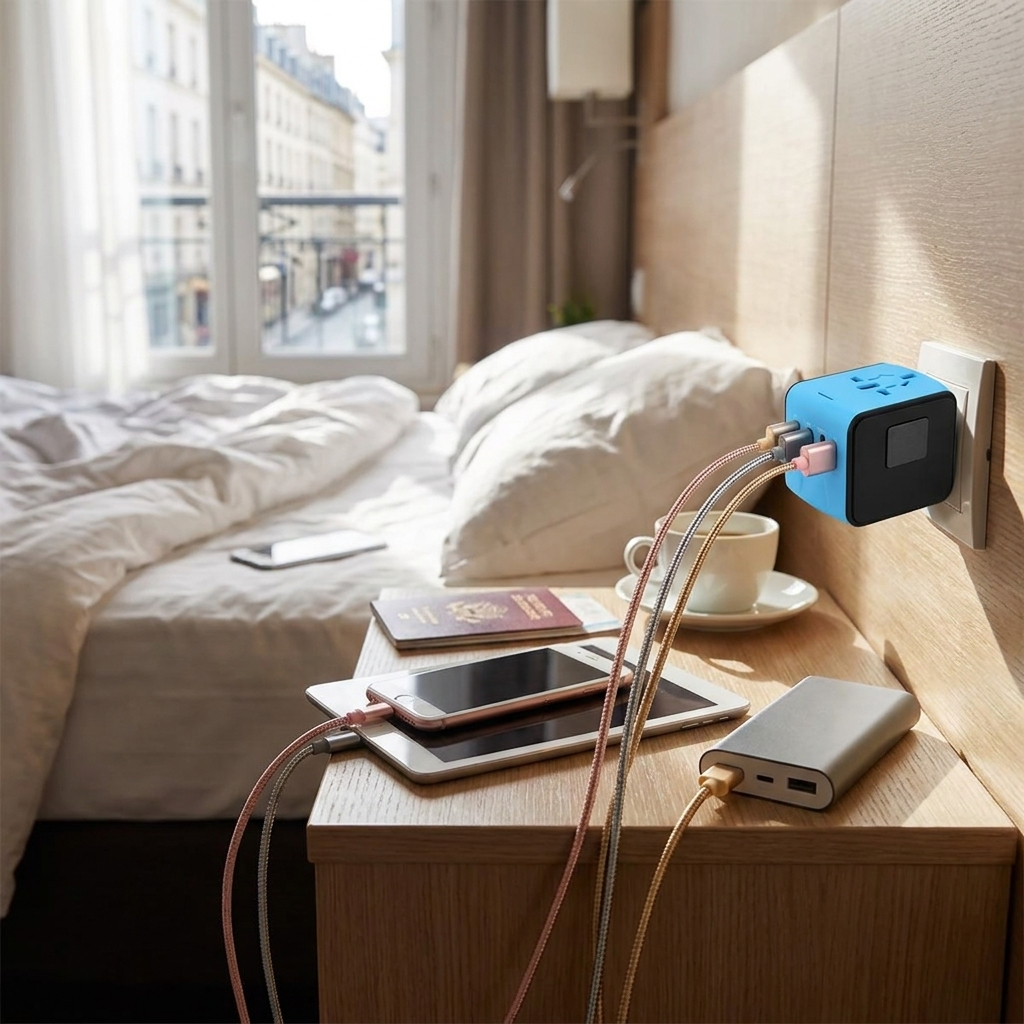 Multi-Port Travel Adapter lifestyle