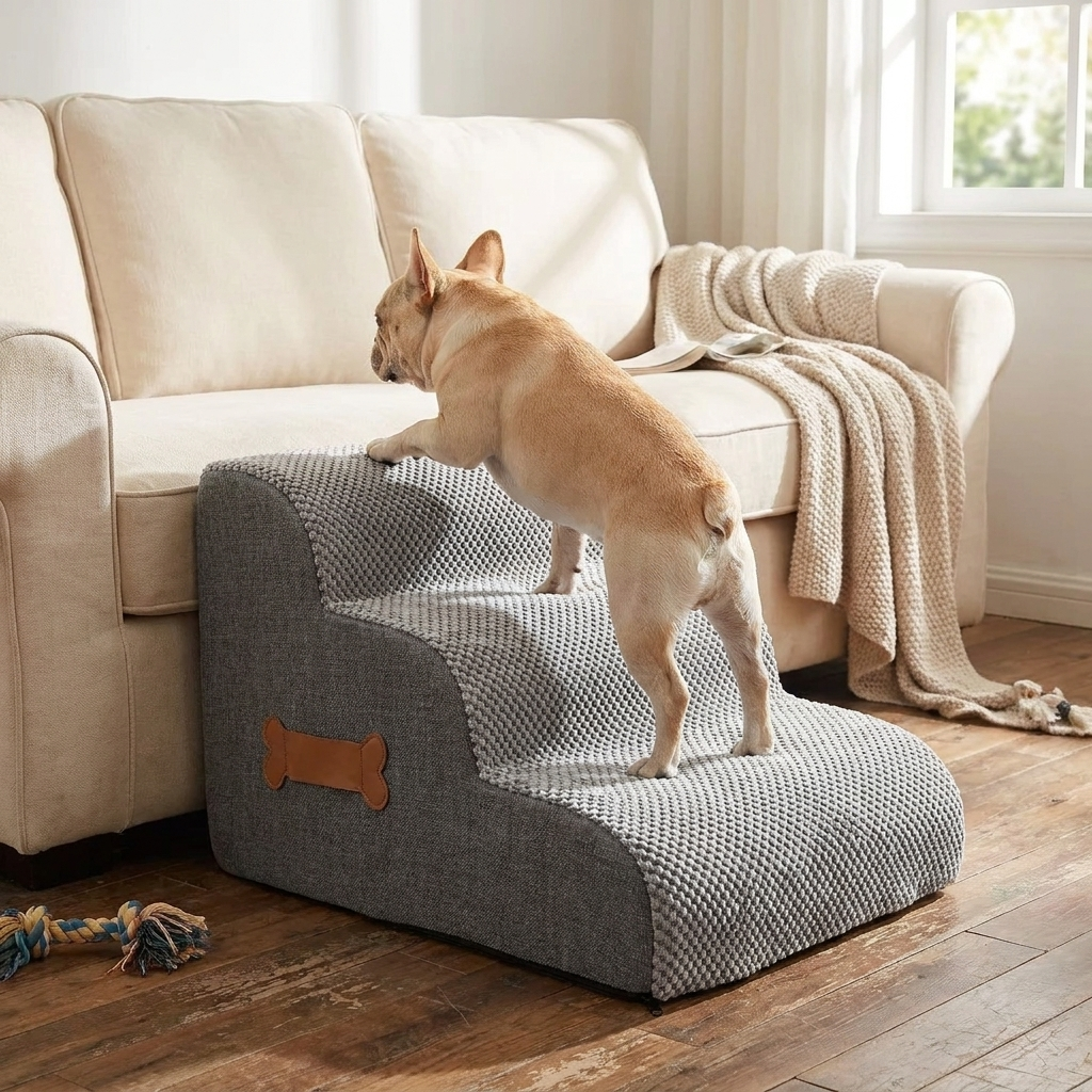 Dog Stairs for Bed lifestyle