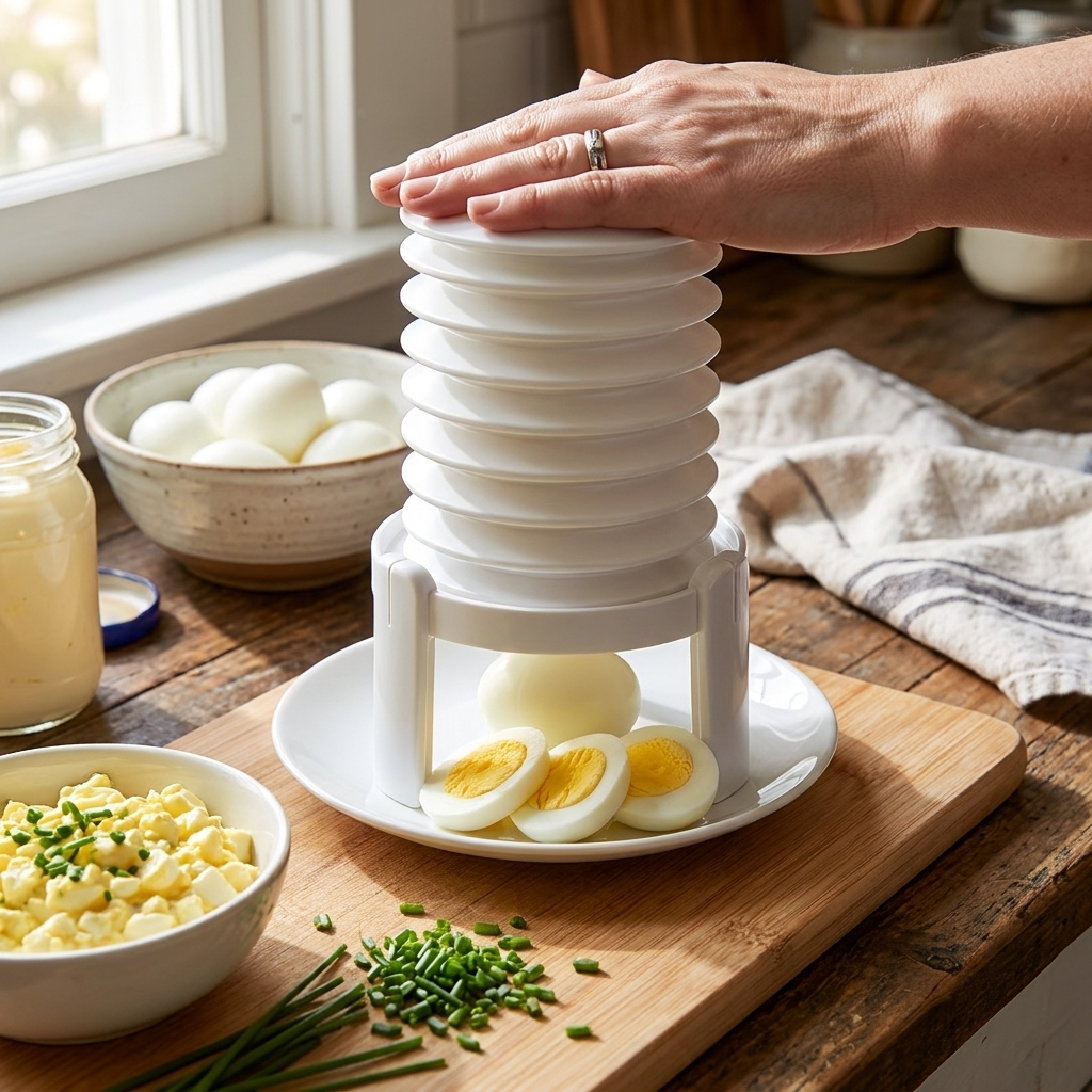 Creative Egg Peeler Tool lifestyle