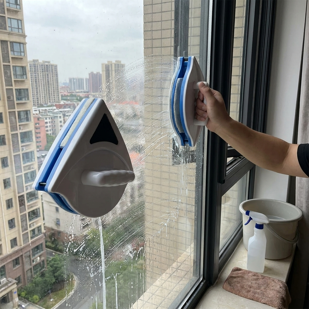 Magnetic Window Cleaner lifestyle