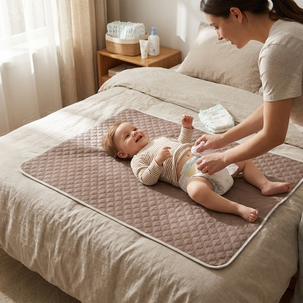 Washable Incontinence Bed Protector lifestyle