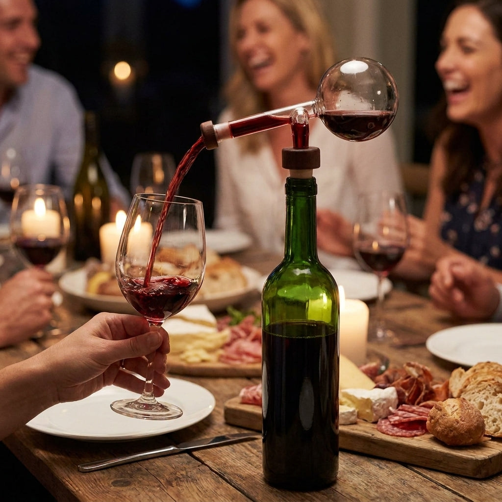 Glass Wine Aerator Decanter lifestyle