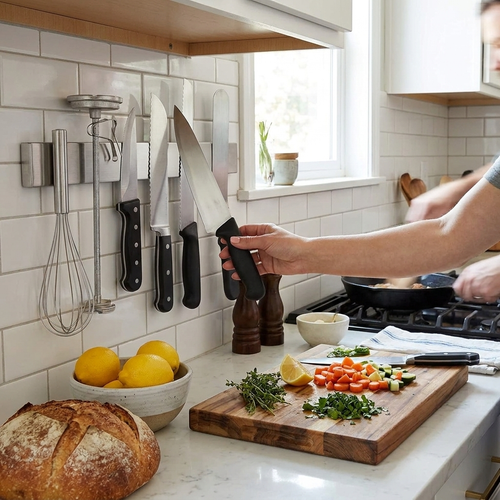 Magnetic Knife Holder lifestyle