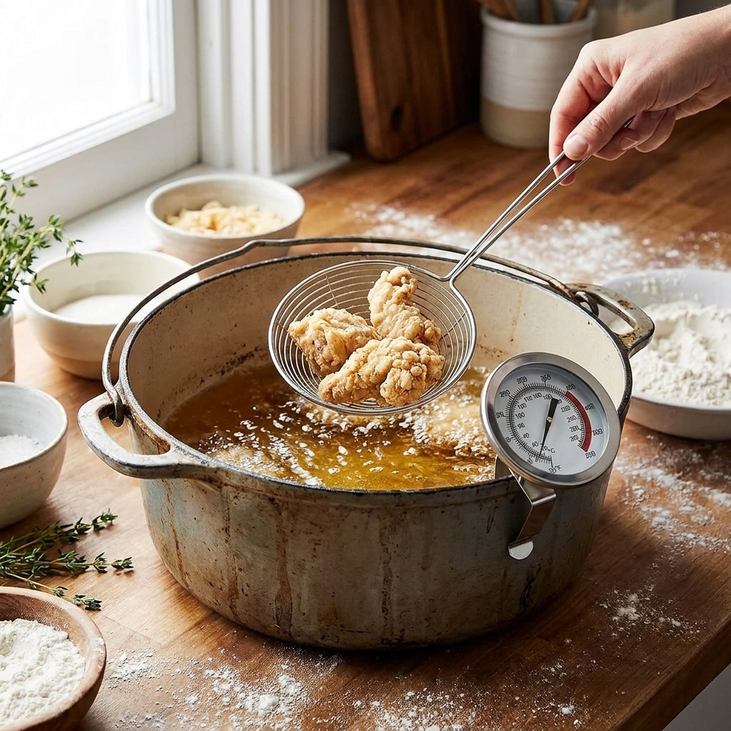 Stainless Steel Deep Fry Thermometer with Long Probe lifestyle