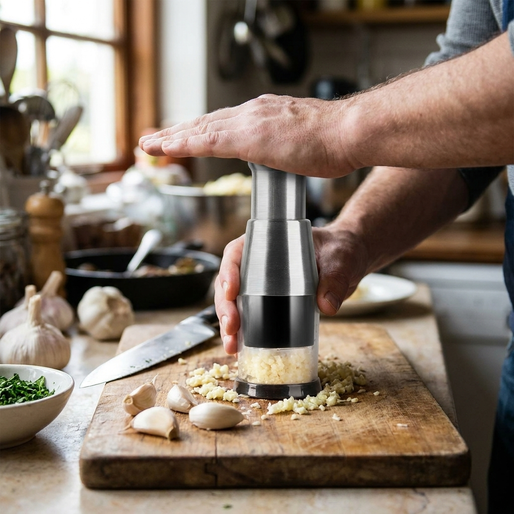 Compact Garlic Chopper lifestyle