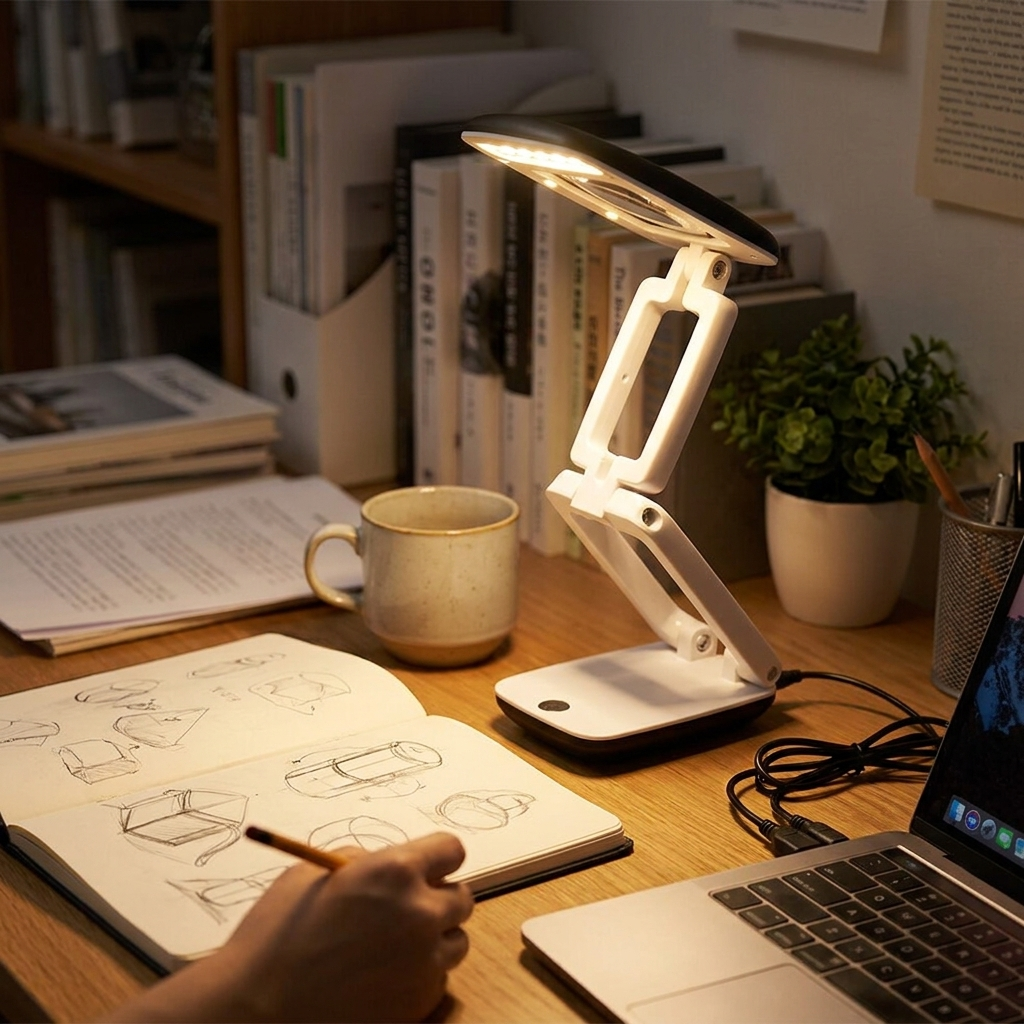 Full-Page Floor Magnifying Lamp lifestyle