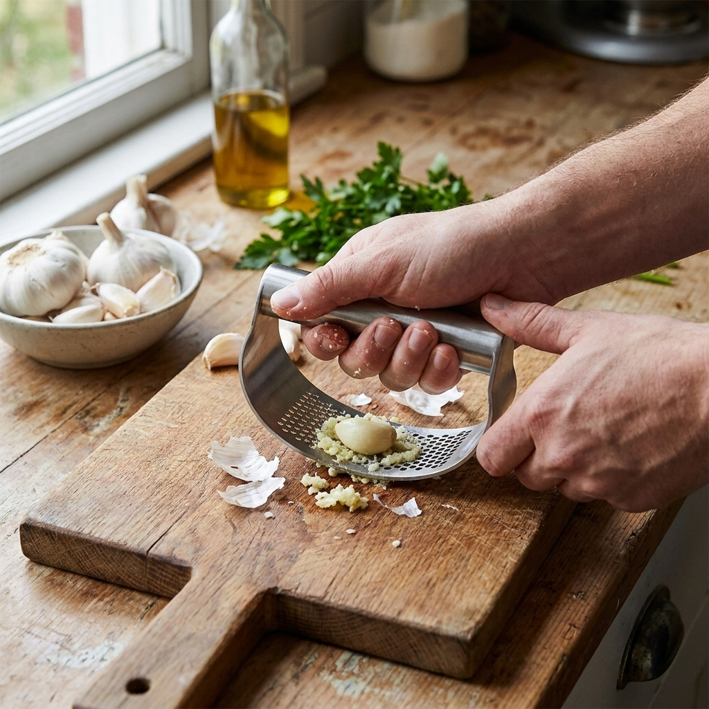 Garlic Press Rocker Set lifestyle