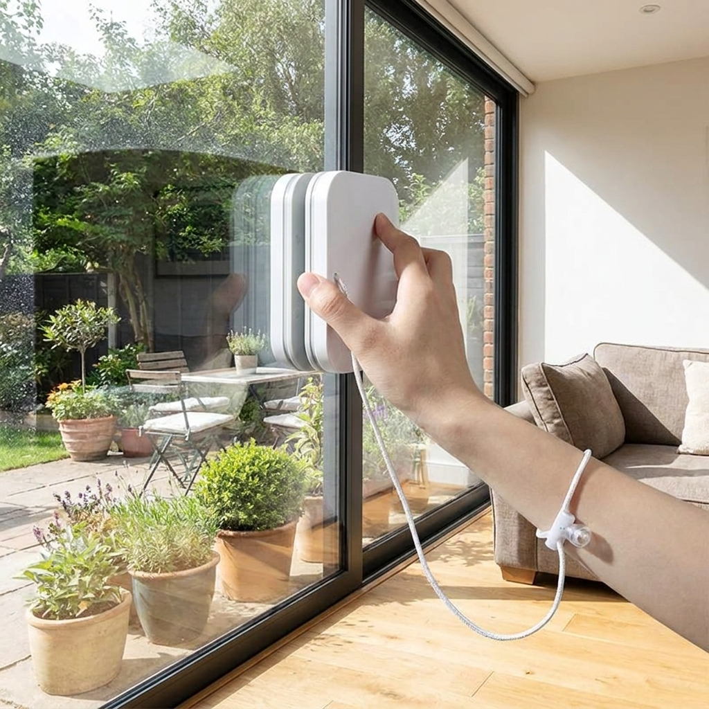 Automatic Magnetic Window Cleaner lifestyle