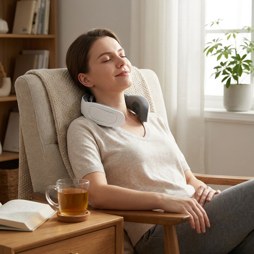 Multi-Mode Pulse Neck Massager lifestyle