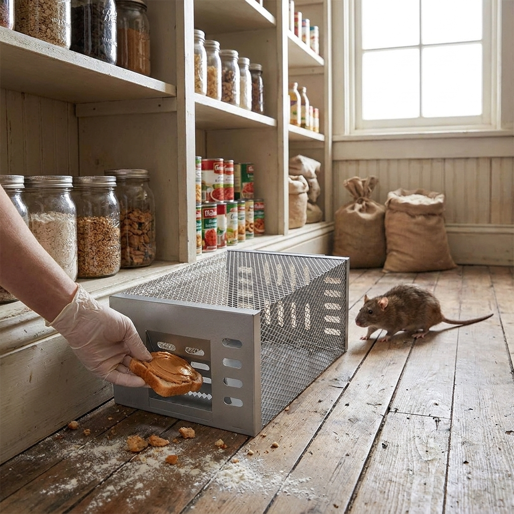 Humane Reusable Mouse Trap lifestyle