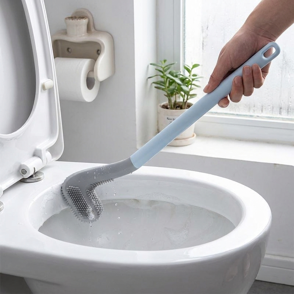 Self-Cleaning Hygienic Toilet Brush lifestyle
