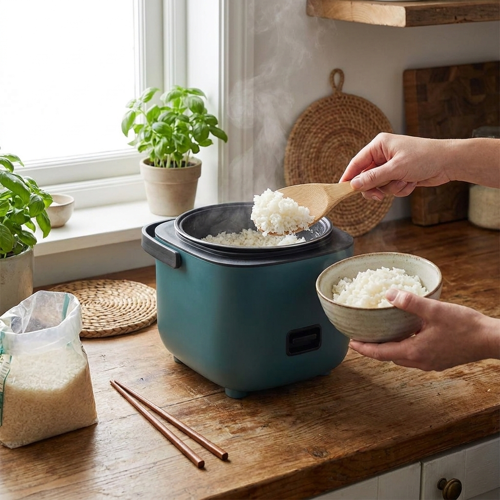 Mini Rice Cooker lifestyle