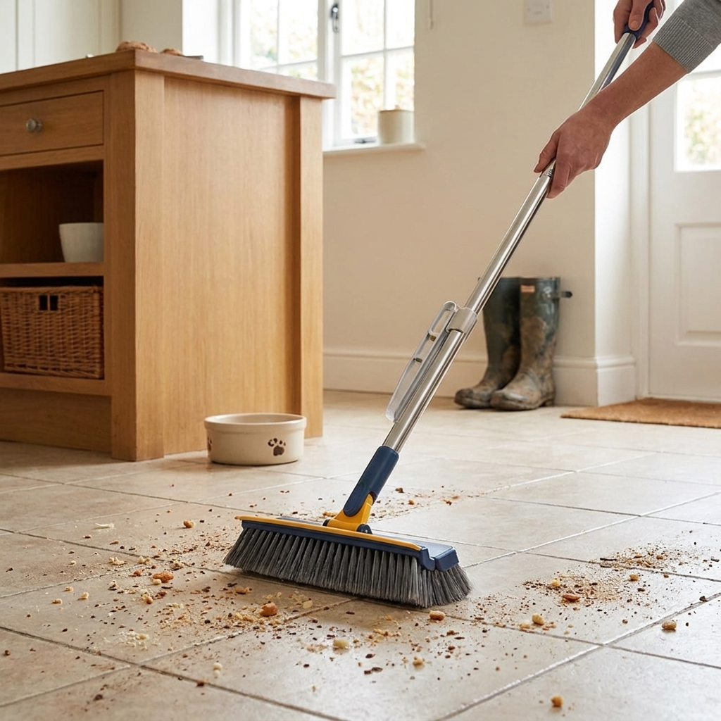 Long Handle Floor Scrub Brush lifestyle