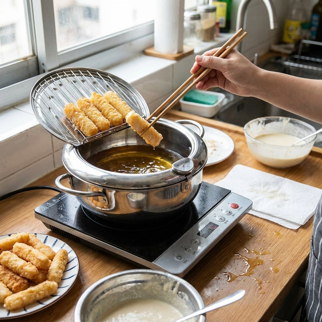 Japanese Deep Frying Pot lifestyle