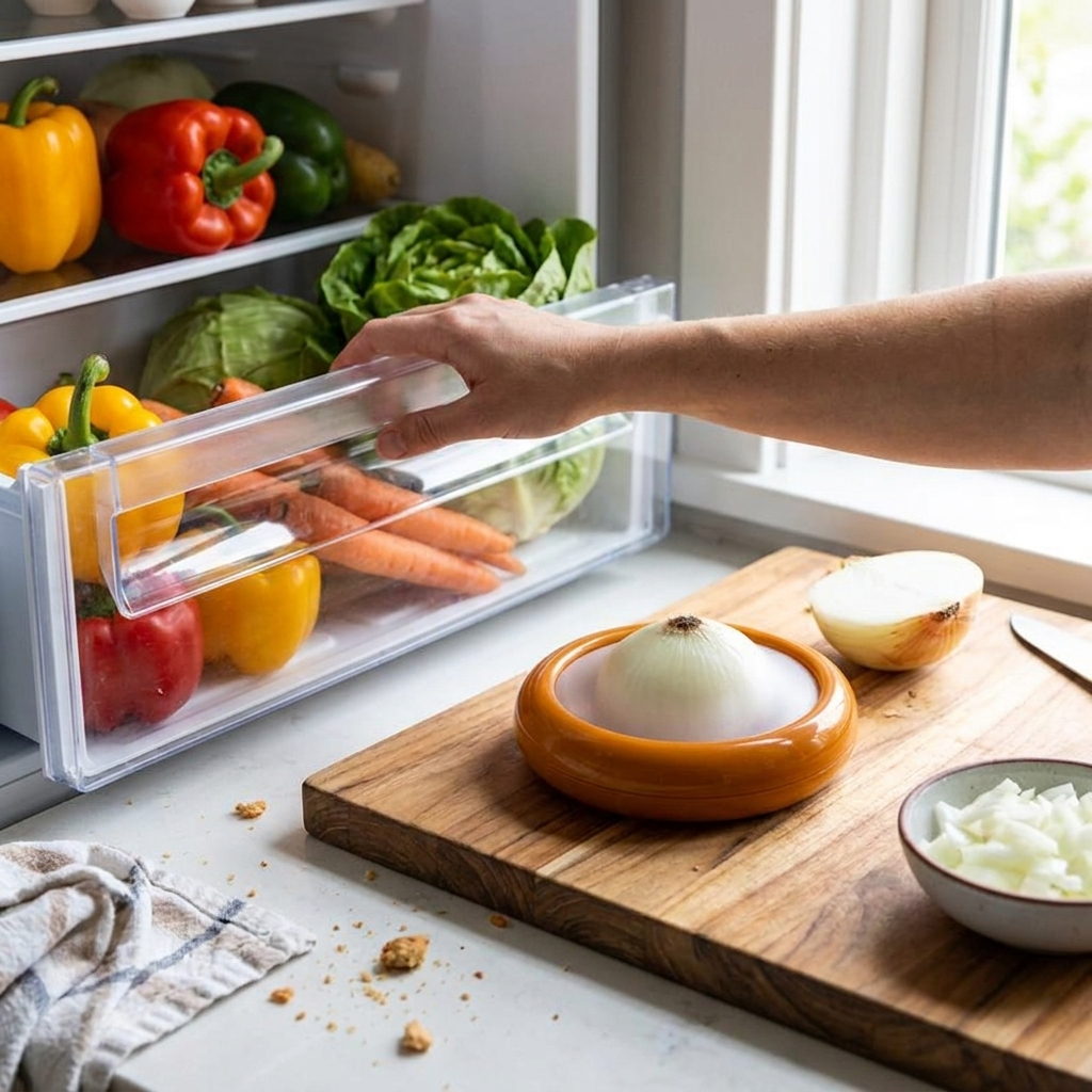 Fresh-Keep Fruit & Veg Storage Box lifestyle