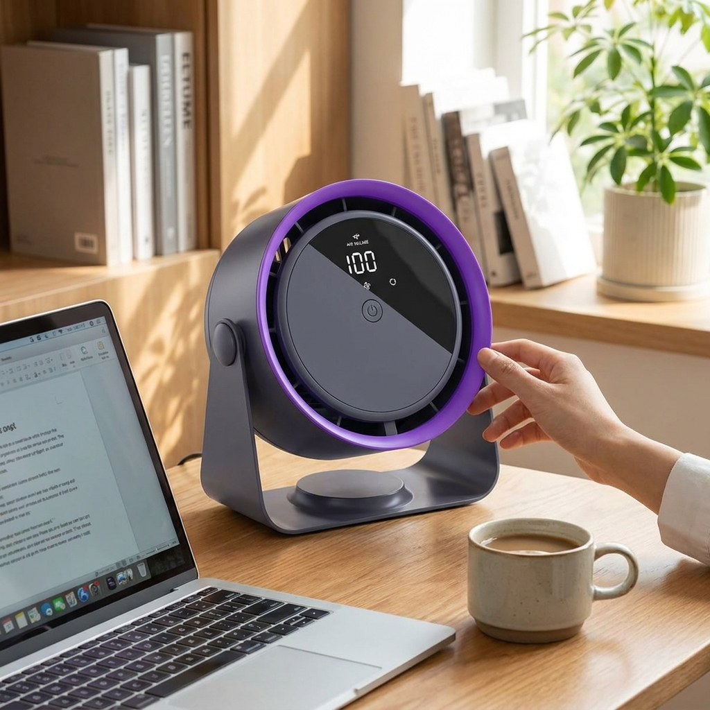 Portable Bladeless Fan lifestyle