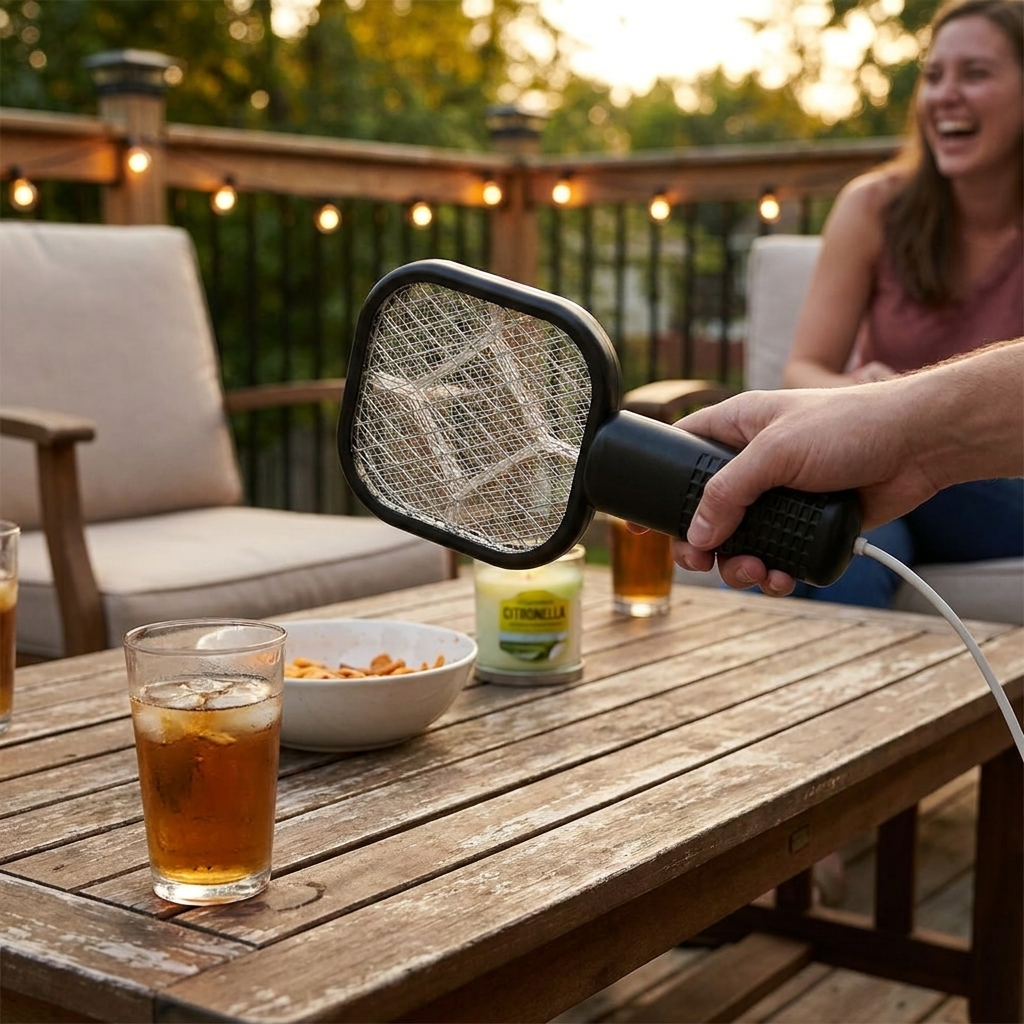 Compact USB Mosquito Zapper lifestyle