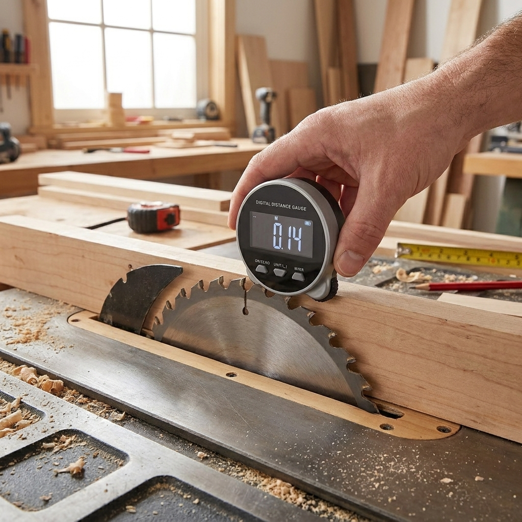 Smart Digital Tape Measure with LCD lifestyle